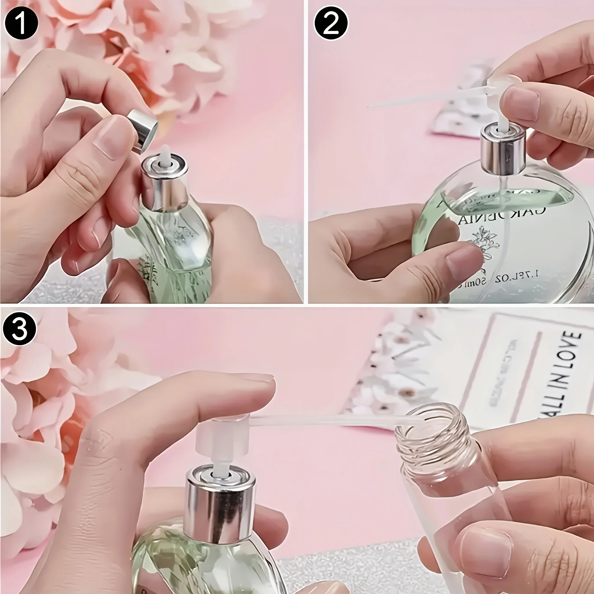 10 Piece Perfume Filling Tool Set, Syringe Extractor, Funnel, Dropper, Spring Dropper, Pump Extractor view 3