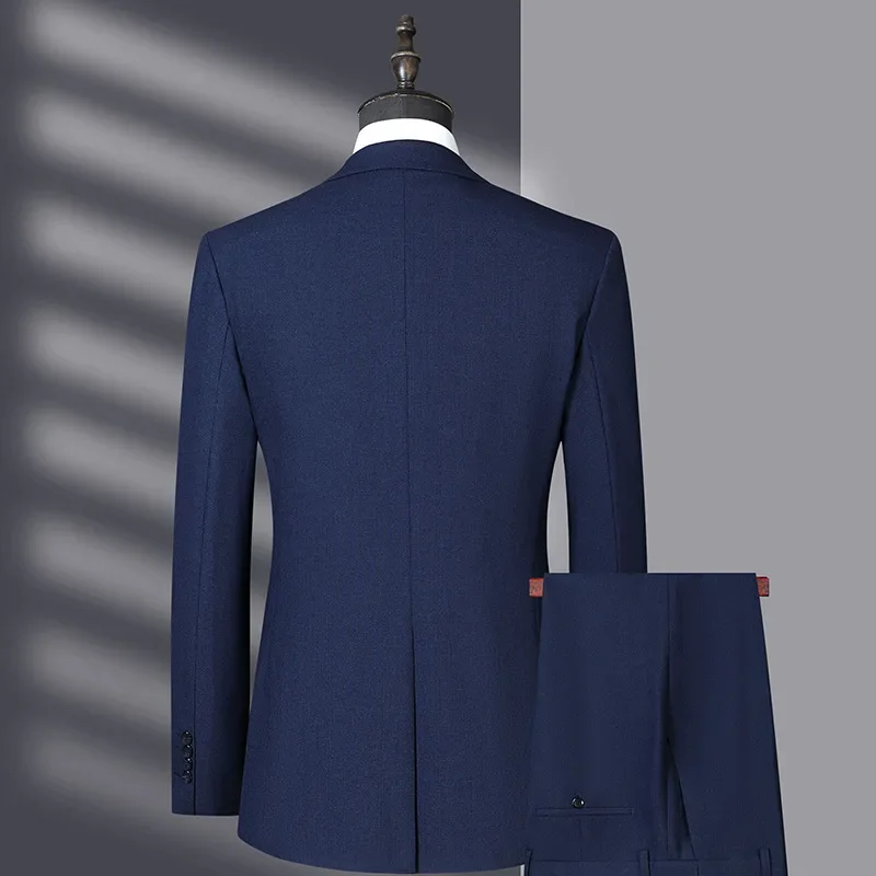 Traje ajustado Formal personalizado para hombre, traje de negocios para novio, boda, novedad, 110