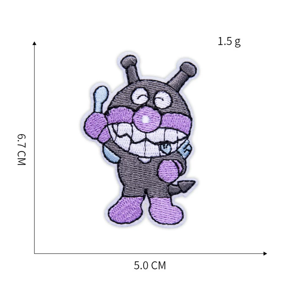 Cute Fun Cartoon Characters Comic patches Iron On Embroidery Patch For Clothing Diy Stickers Garment Apparel Accessories