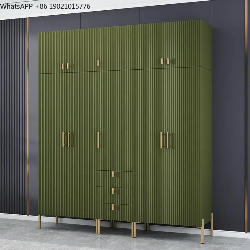 Style Railings Wardrobes Closet Wooden Small Box White Storage Wardrobes Adult Cute Drawers Guarda Roupas Furniture For Home