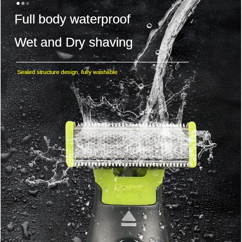 Electric Body Shaver for Men & Women USB T-shaped Blade Trimmer for Armpit Leg Chest Belly Bikini Balls Hair Removal Epilator