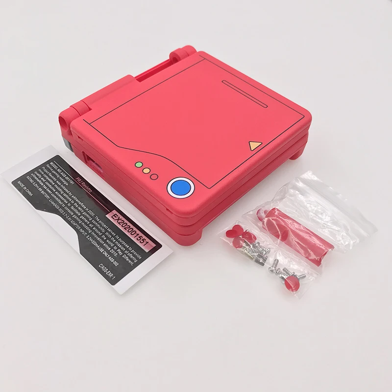 ل GameBoy Advance SP Classic طبعة محدودة استبدال الإسكان شل عدسة الشاشة ل GBA SP الإسكان غطاء الملحقات