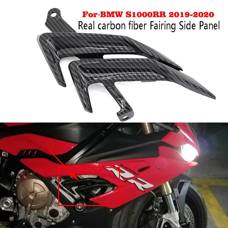 

Motorcycle Real Carbon Fiber Fairing Side Panel Motorcycle Fairings Cover Guard For-BMW S 1000 RR S1000RR 2019-2021