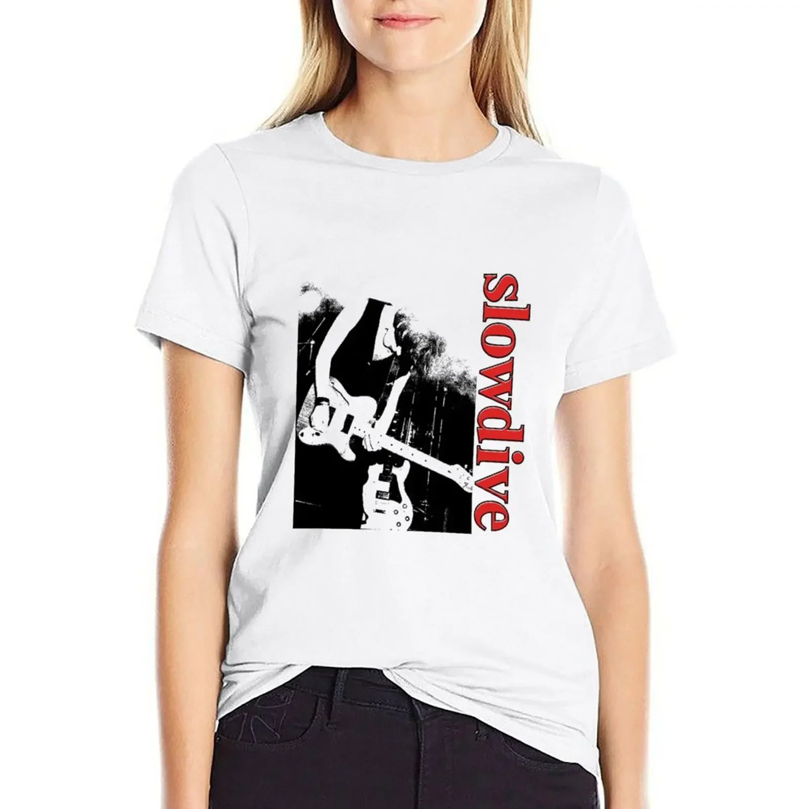 Slowdive T-shirt cute tops shirts graphic tees workout shirts for Women loose fit