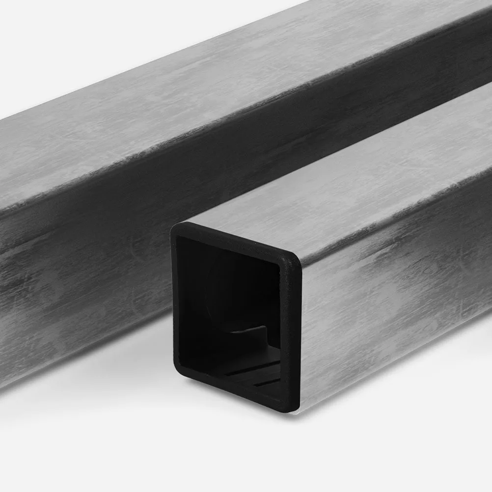 

6pcs Hollow Square Tube Sleeve Adapter: Inner Slide Bushing For Fitness Machine Parts Barbell Adapter Sleeve With Low Friction