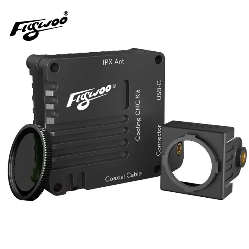 

Flywoo O4 Air Unit Cooling CNC Kit For Aviation-Grade Aluminum Cooling System Dissipation Aluminum Parts for O4 FPV Drone