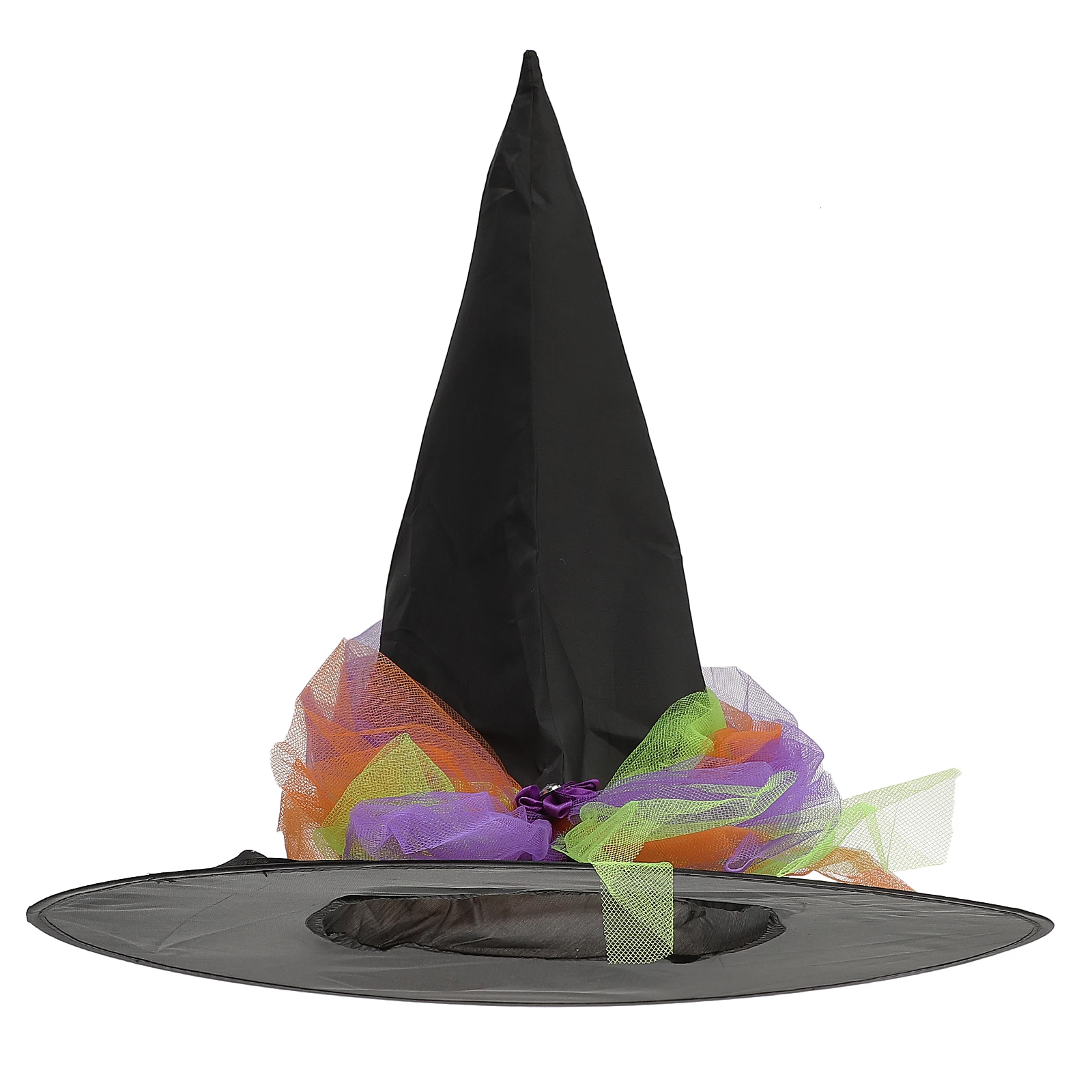 

Witch Hat Headpiece Halloween Costume Women Cosplay Hats Adult Ladies Party Props Unique Design Suitable Most Easy Take Off