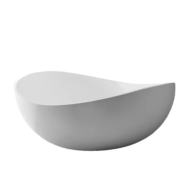 

Special-shaped acrylic bathtub household independent light luxury creative personality large-capacity round bathtub