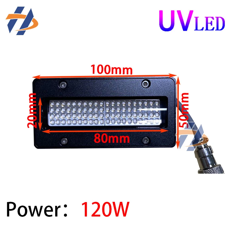 Epson DX5 Print Head UV Lamp For UV Flatbed Printer Ink Curing Cure Light 395nm Ultraviolet Lamps High Quality Printer Water 802