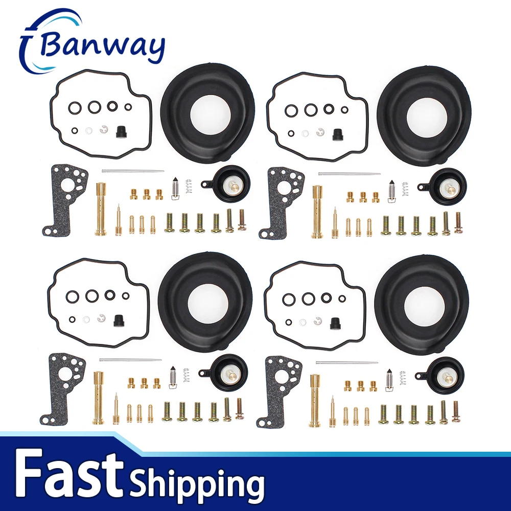 

4sets Carburetor Repair Kit For Yamaha VMX1200 XVZ1300 VMX 1200 XVZ 1300 Motorcycle Carb Rebuild Kit
