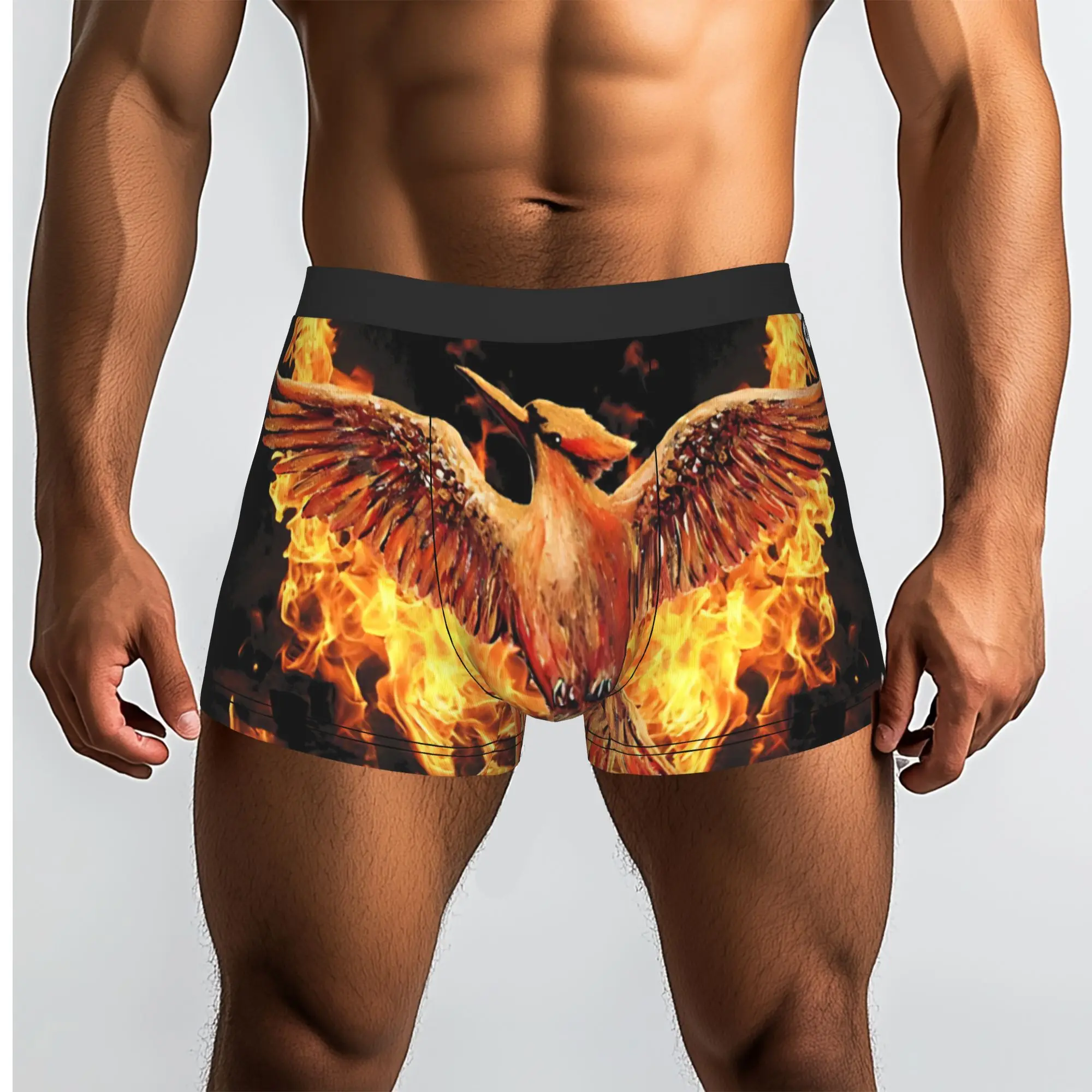 

Mockingjay If We Burn You Burn With Us The Hunger Games Underpants Breathbale Panties Male Underwear Print Shorts Boxer Briefs