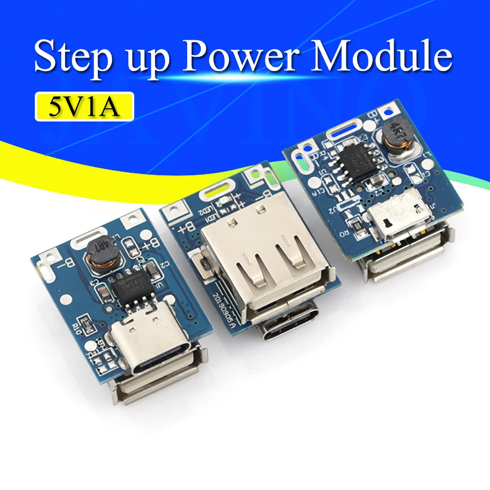5V 1A Step Up Power Supply Boost Converter Module Lithium Battery Charging Board Protection Board LED Display MICRO USB Charger DIY