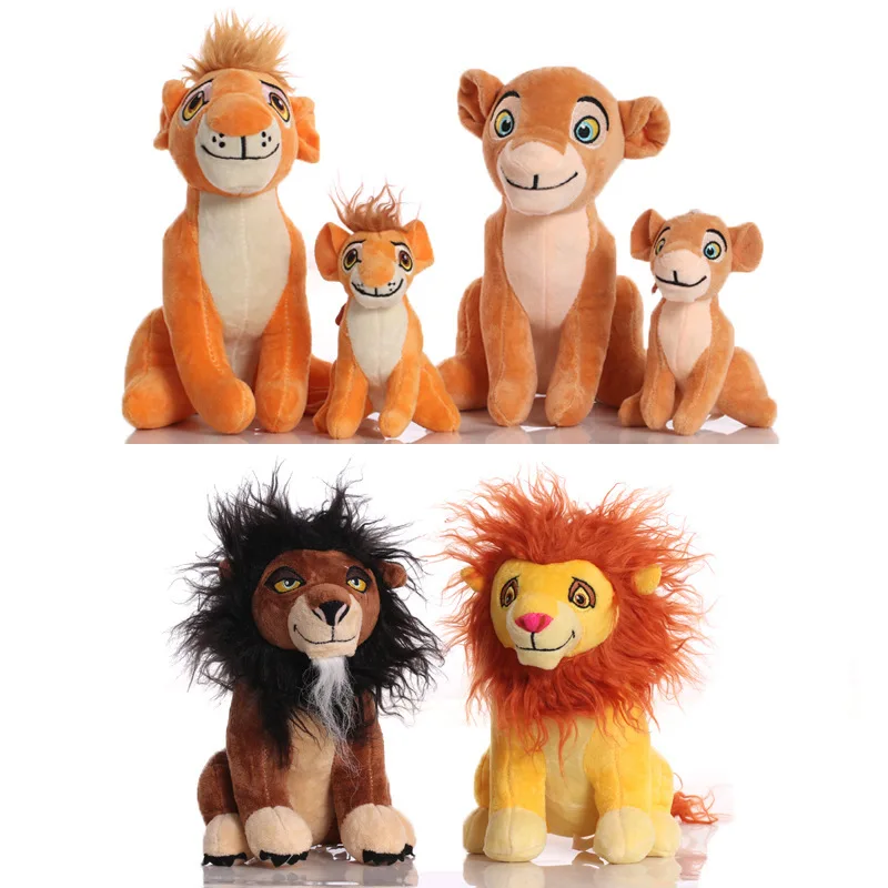 Cartoon Lion Plush Doll for Children, Cute Animal Gift, Little Lion Doll, Holiday Gift, 20cm