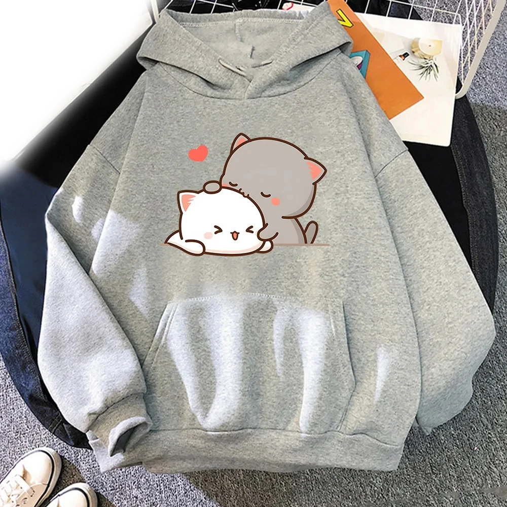 Herbst Bubu Dudu Herren Hoodie Herren und Damenmode einfache lang ärmel ige Pullover Street Trend Harajuku niedlichen großen Sweatshirt