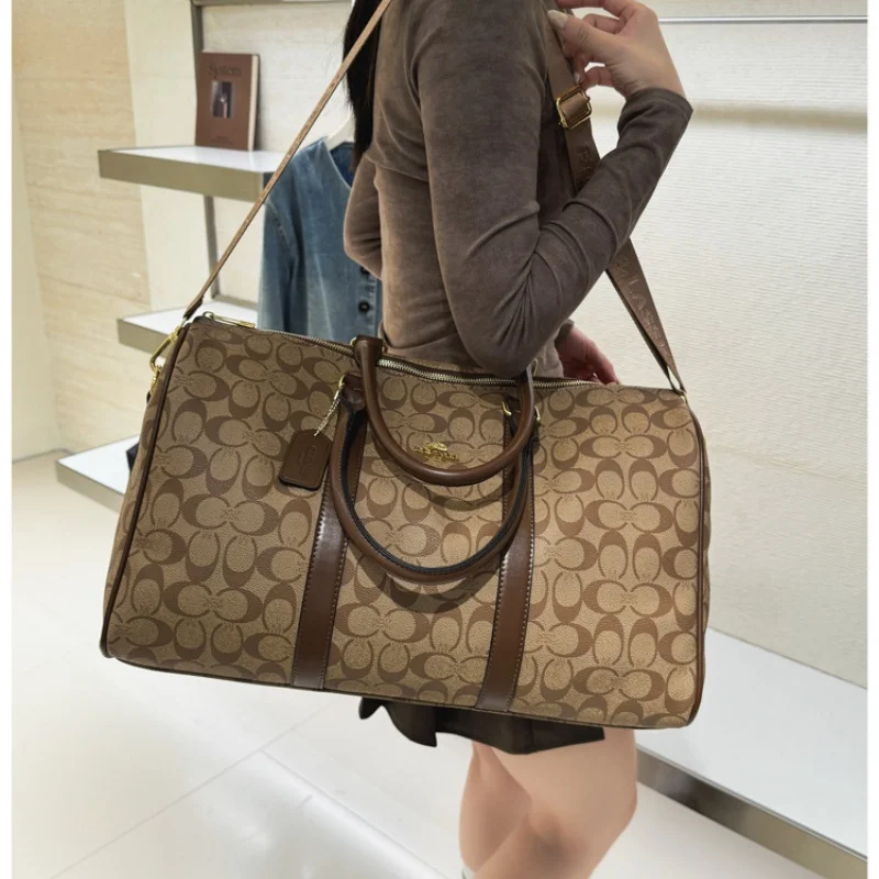 Women's Classic Handbag Large Capacity Elegant Travel Duffle Bags for Women Weekend Luggage Travel Shoulder Bag Messenger Bag image 4
