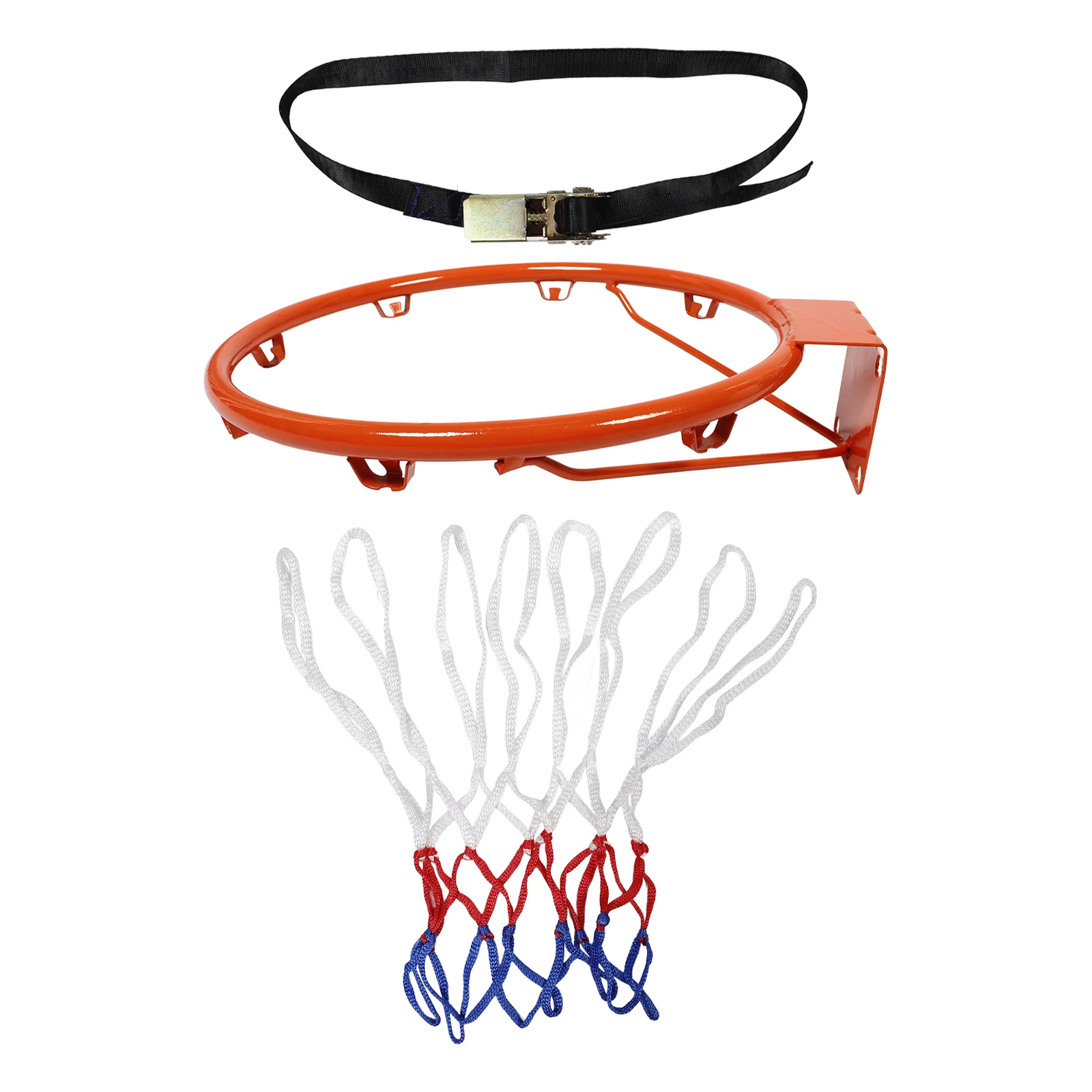 

Basketball Hoop Net Rim Replacement for Pool Goals Kids Outdoor Indoor Training Basketball Rims Standard Heavy Duty