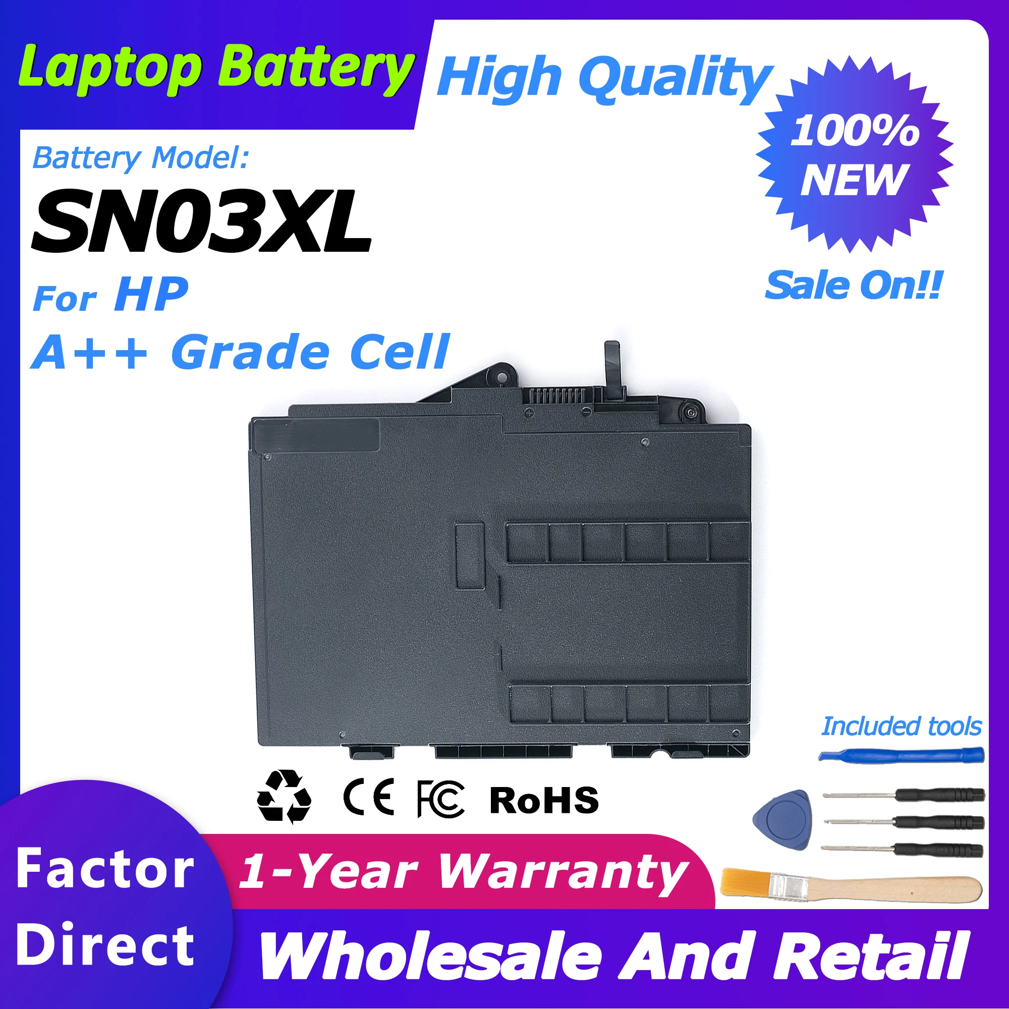 

SN03XL 44Wh YXKC ST03XL Laptop Battery for HP EliteBook 820 G3 820 series G4 725 G3 725 G4 series batteries 4100mah