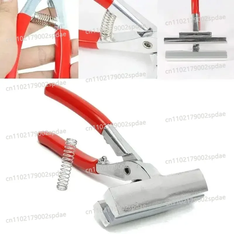 Red Hand Grip Canvas Stretching Pliers 12cm Heavy Duty Cloth Clamp Pliers For Oil Painting DIY Art Studio Tools