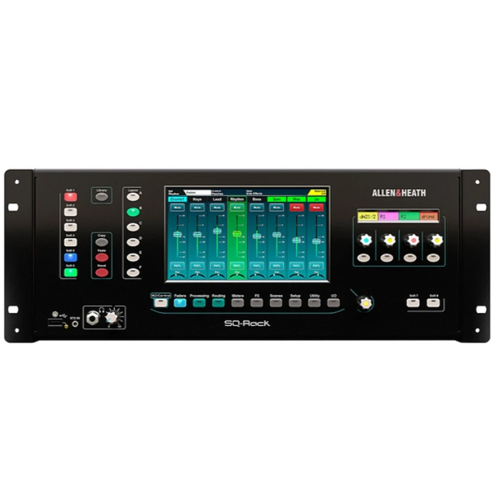 A&H SQ RACK SQ-Rack Digital Rackmount Mixer Digital Rackmount Mixer with Dante/Waves/MADI/SLink Option Card Slot and SQ4You