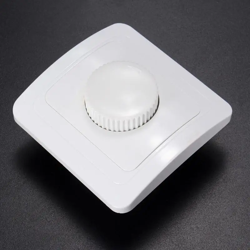 Rotarys Dimmer Light Switches for Dimmable LED White Plate Decorative Kitchen Interior Wall Face Plate Light Dimming Q81C