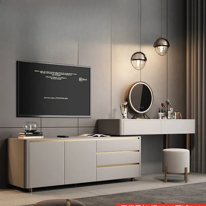 

Light luxury dresser, TV cabinet integrated, storage cabinet