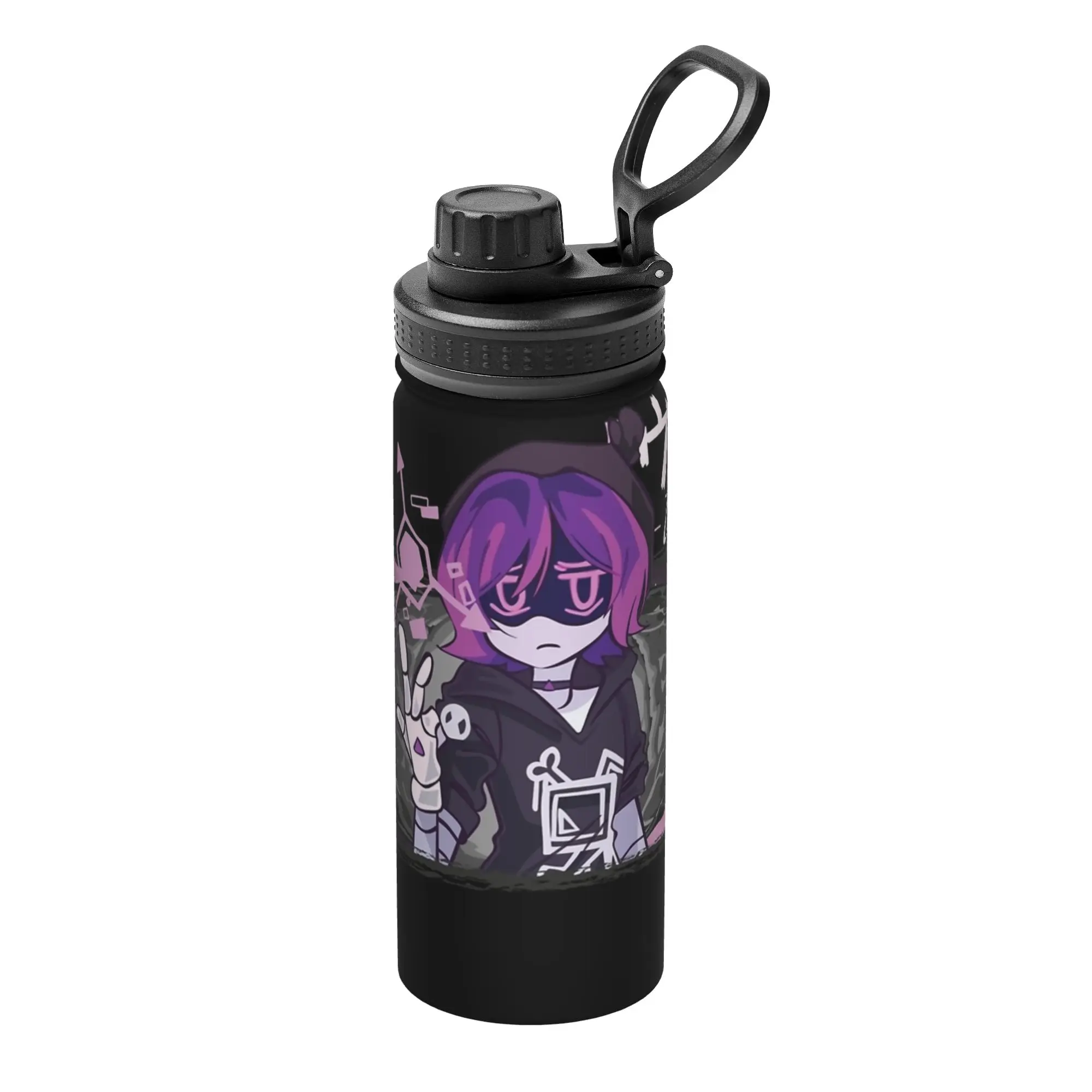 Uzi Doorman Murders Drones 18OZ Sports Insulated Kettle  Thermal Cup Stainless Steel Double Wall Mugs Water Bottle