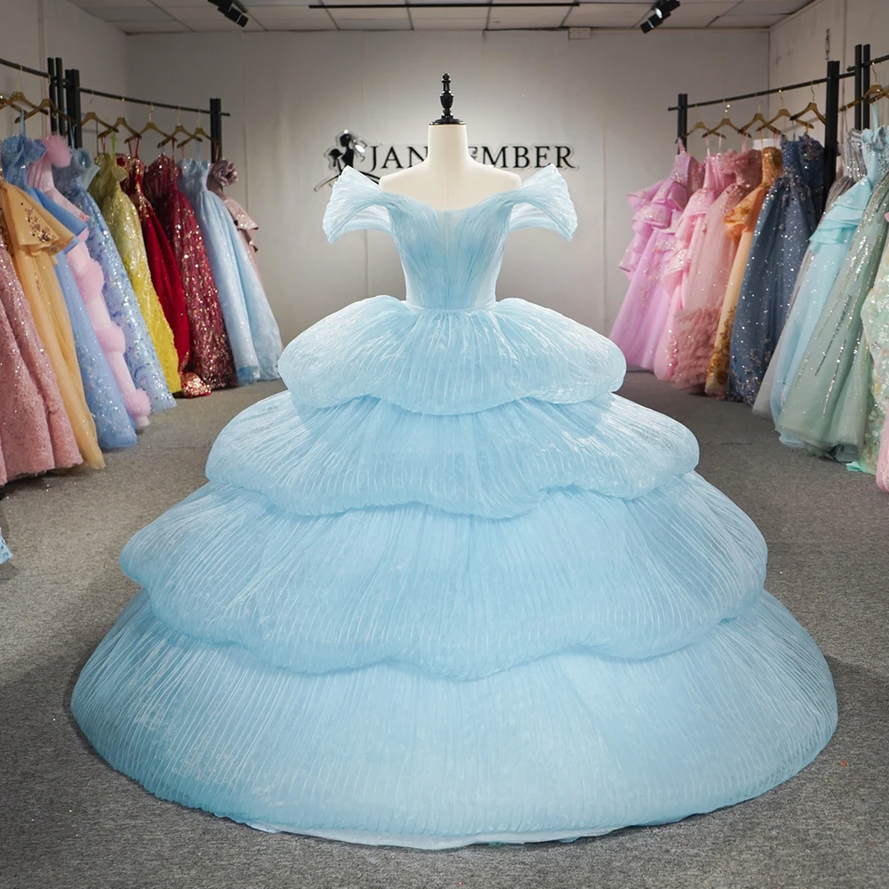 

Quinceanera Dresses With Lace Off-Shoulder Popular Design Vestidos De 15 Anos Birthday Party Prom Scoop Customized Tiered