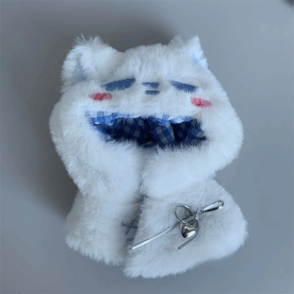 دمية الموضة 10 سنتيمتر عباءة ملابس دمى ناعمة اللون الأزرق إكسسوارات دمي واللباس #5