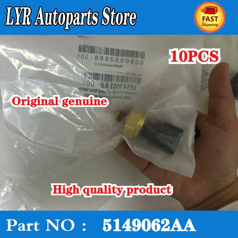 10 Uds originales y genuinos 5149062 AA 5149062 Sensor de interruptor de presión de aceite AB para accesorios de coche Chrysler Dodge y Jeep