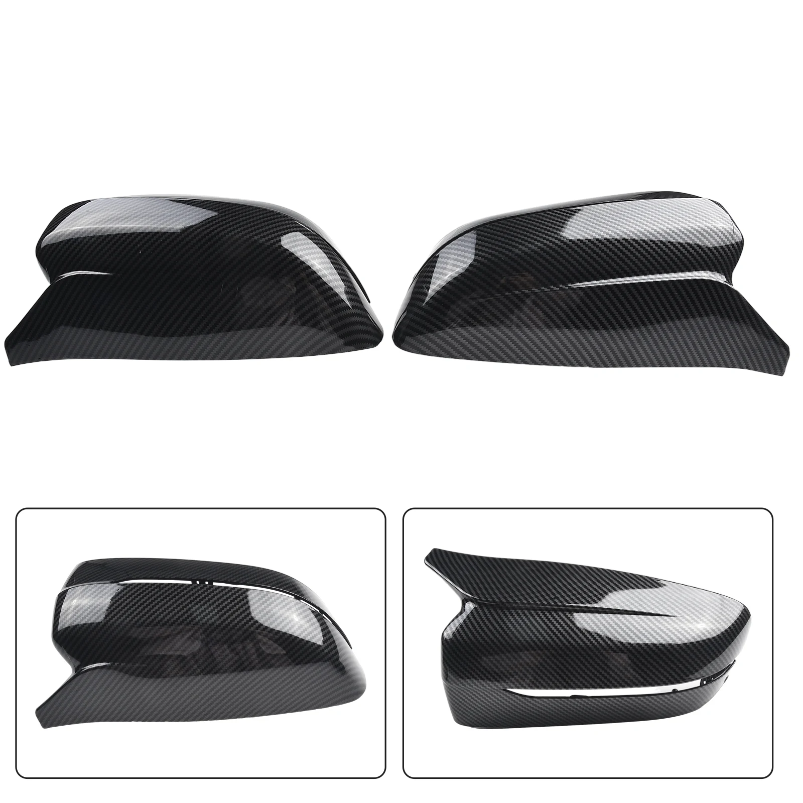 

Автомобильная крышка, крышка зеркала для BMW 3 серии, легкая, 1 пара, крышка из углеродного волокна, автомобильные запасные части, практичные в использовании