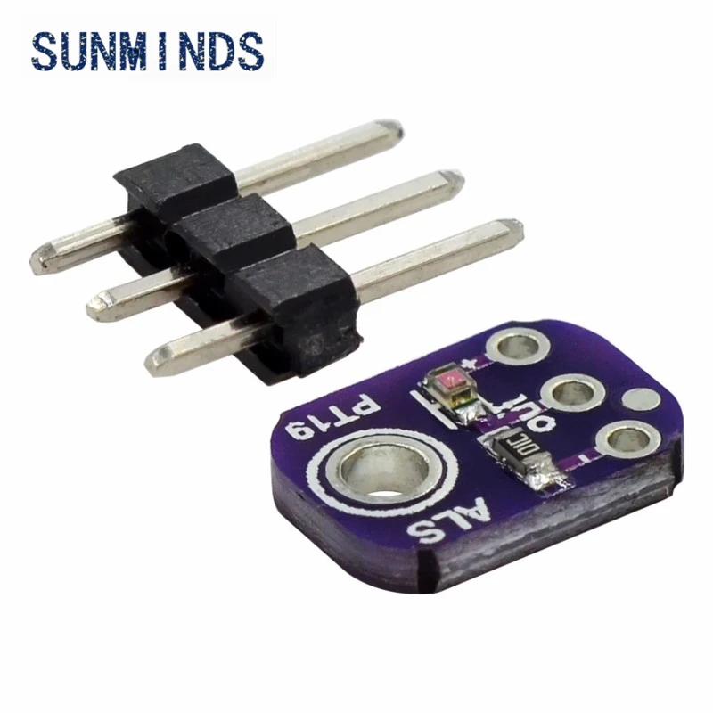 ALS-PT19 Analog Light Sensor Module High Dynamic Range Light Sensor Breakout Board For Arduino 2.5V-5.5V Light UV Sensor Module