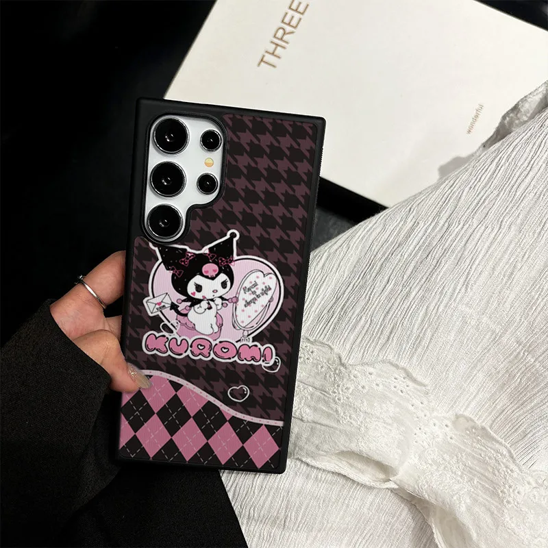 3D Change Kuromi Baby Case for Samsung Galaxy S22 S23 S24 Ultra Plus S24Ultra S23Ultra Princess Loli two Patterns Phone Cover