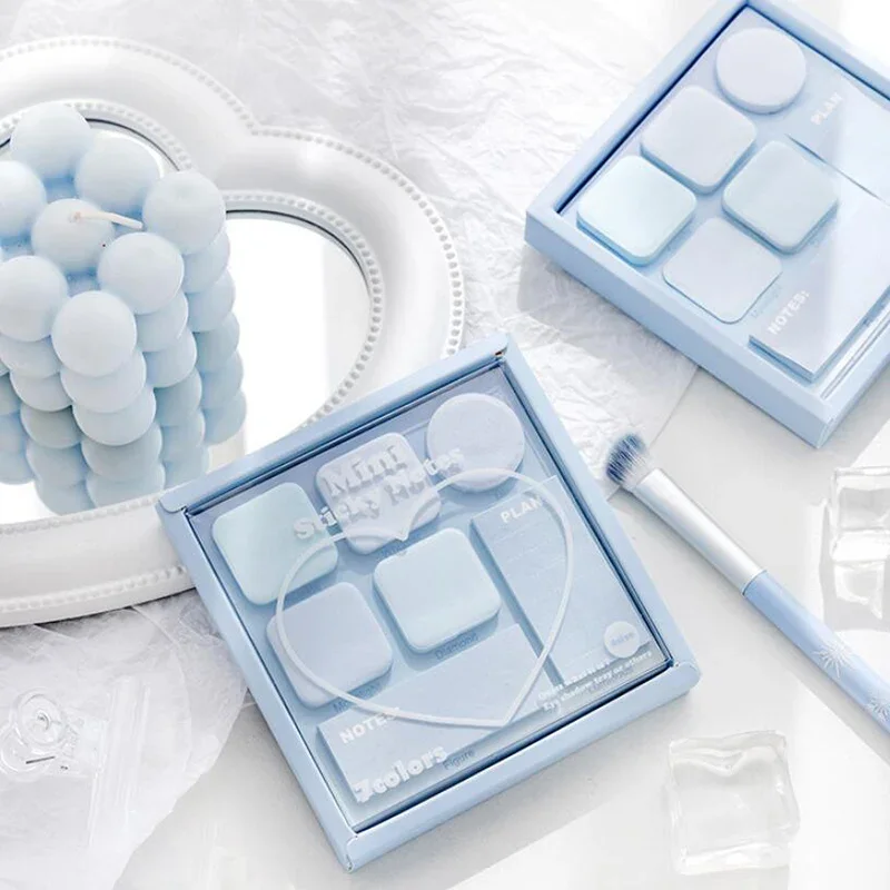 Décennie s-notes multiples TANMemo, Kawaii Morandi document Sticky Notes, Mini Note Paper, Journal License Notebook Index Stickers, Cute Notepads