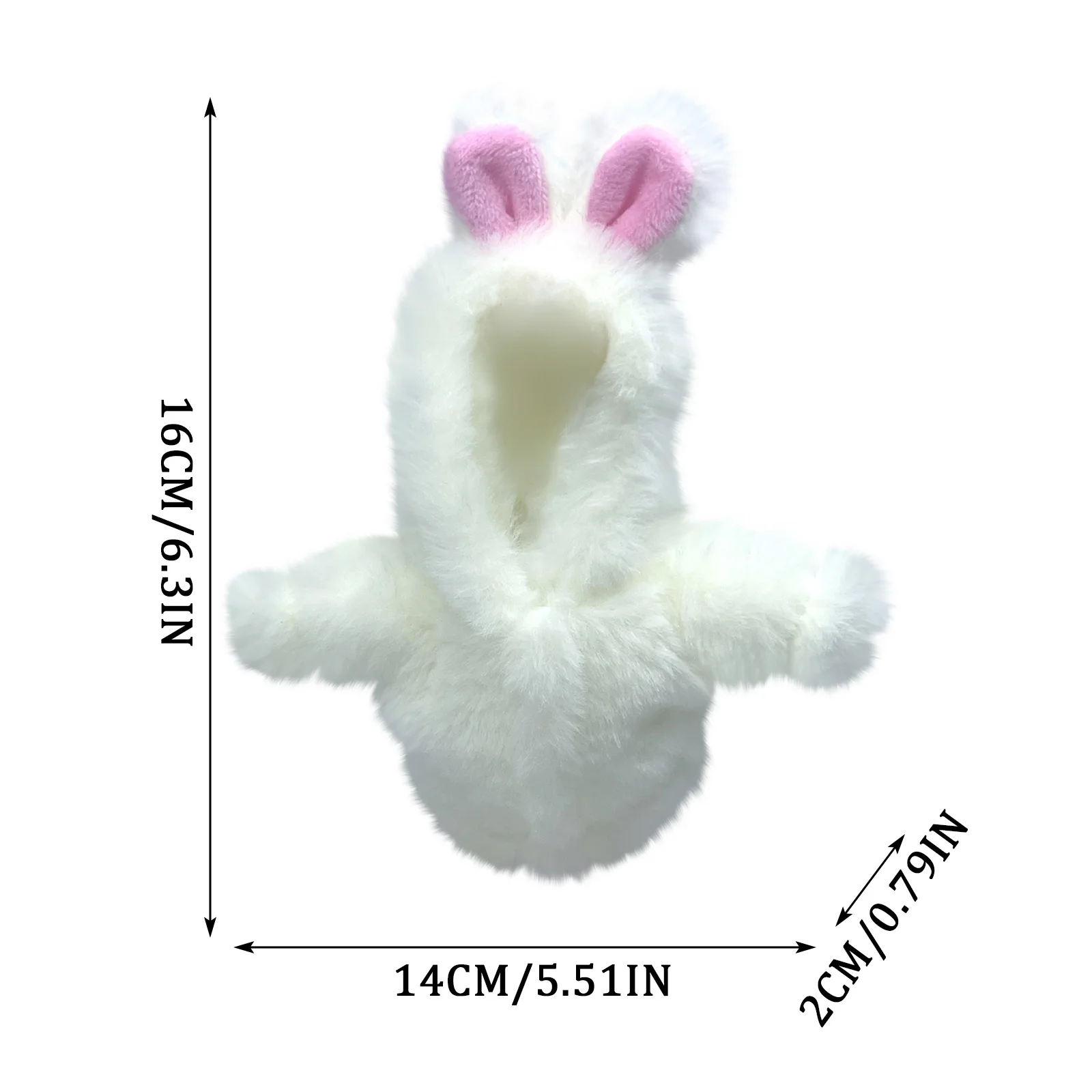 Desk Goose Outfit 7-inch Desktop Goose Clothes Desk Goose Plush Hoodie Set Mini Rabbit Costumes 7-inch For Decor