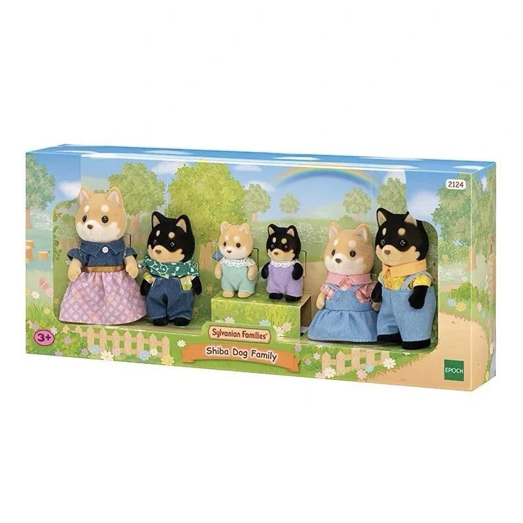 Le famiglie Sylvanian fingono di giocare con la bambola Kawaii Anime Figure Ternurines Sylvanian Cute Children Toys decorazione della stanza regalo di compleanno