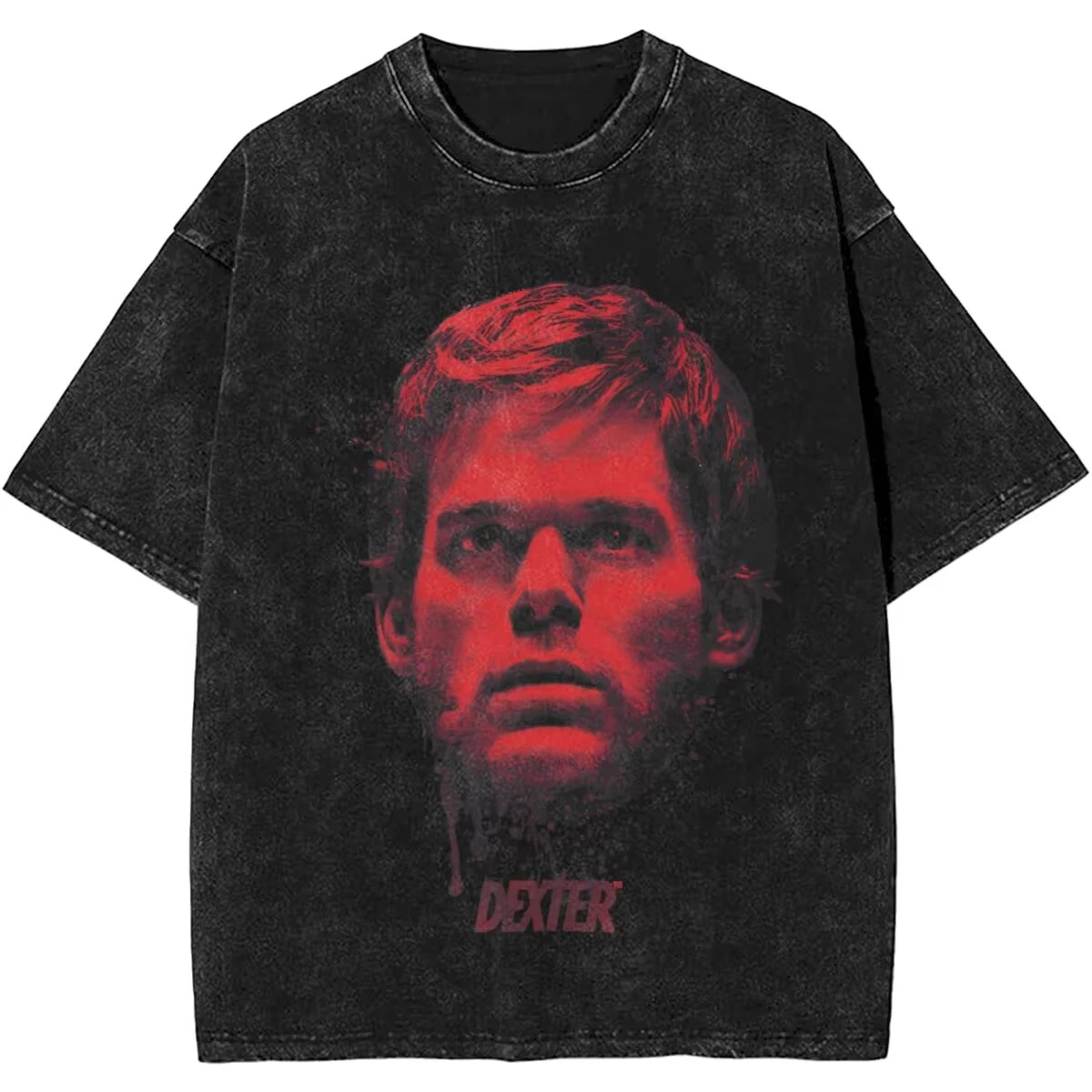 Dexter Morgan Harry's Code Vintage Washed T-shirts Men's Women Clothing Casual Oversized T Shirts Fashion Gothic Cotton T-shirt