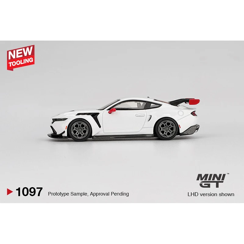 Pré-venda MINIGT 1097 1:64 Mustang GTD Ford Spirit of America Diecast Car Model Collection Toys