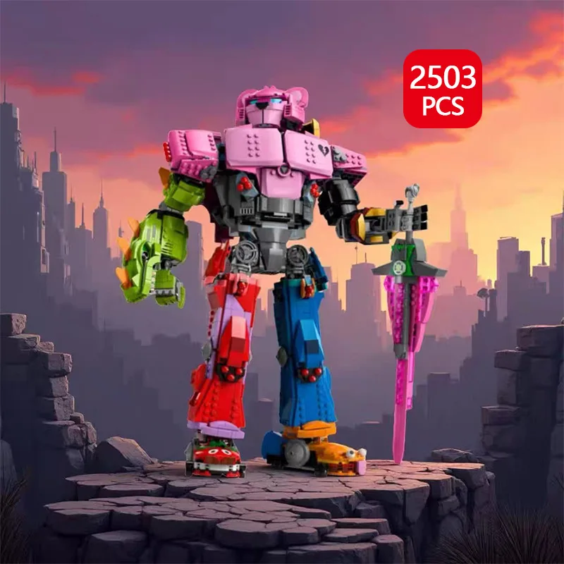 

NewMecha Team Leader Minifigure Building Blocks Sets Compatible Particles Suitable For Kid GiftsToy Series Puzzle Assembly Model