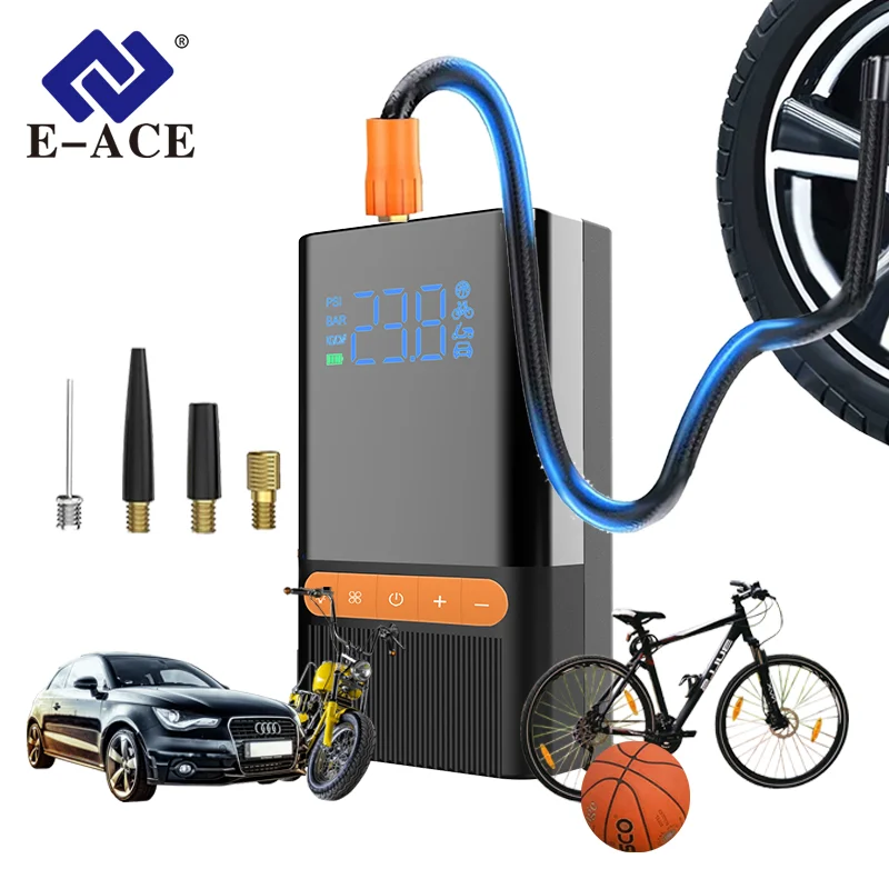 

Воздушный насос, надувной аккумулятор, подходящий портативный беспроводной воздушный компрессор для мотоциклов, электрических велосипедов и воздушных шаров, летние игрушки