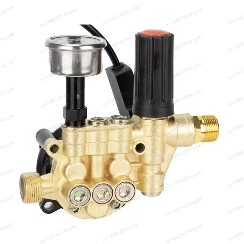 12-Pillar Pressure Regulating Household Portable Car Washing Machine Pump Head Assembly Accessories