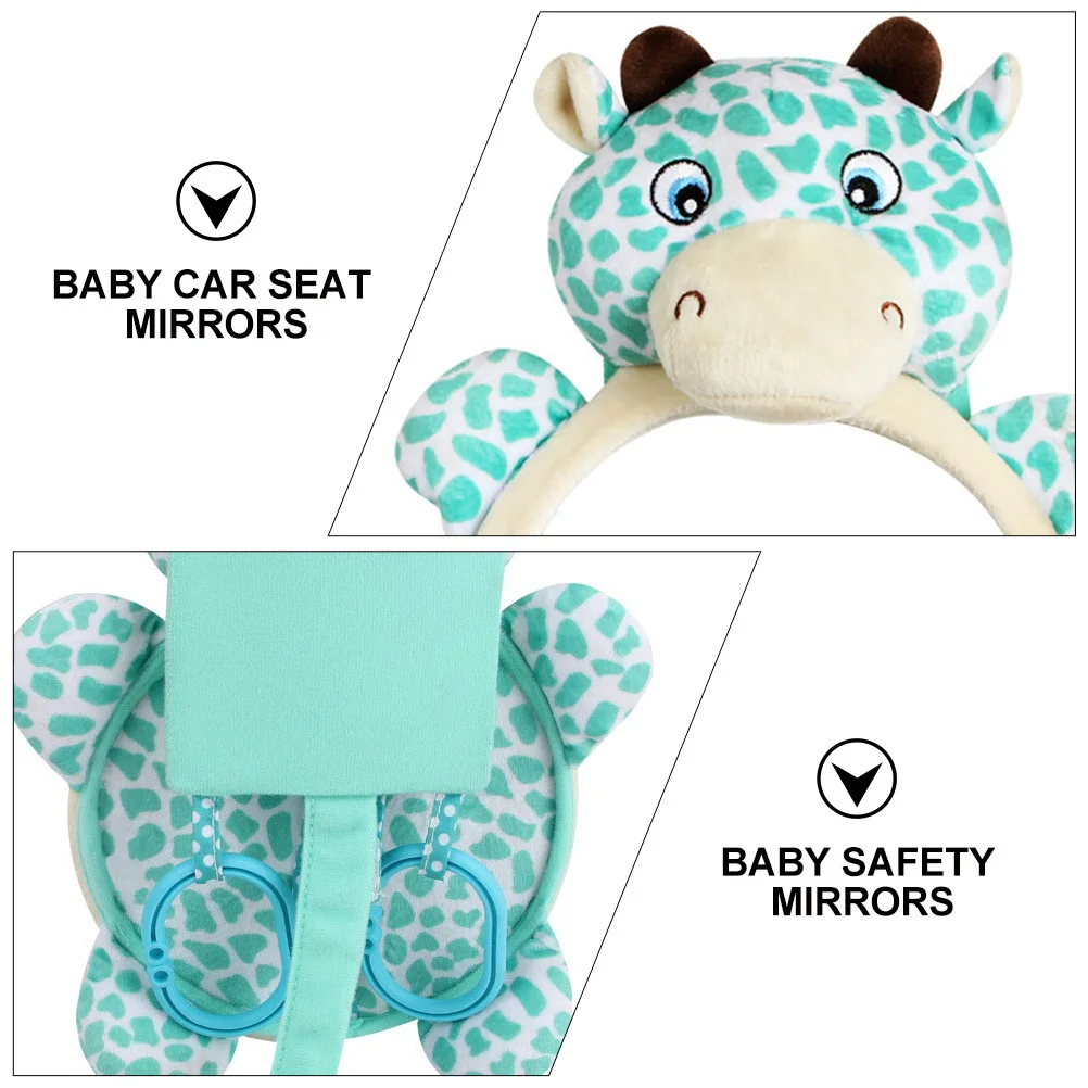 

Baby Safety Toddlers Giraffe Interior Toddler Baby Safety Mirrors Car Mirror Backseat Rearview Observation Green