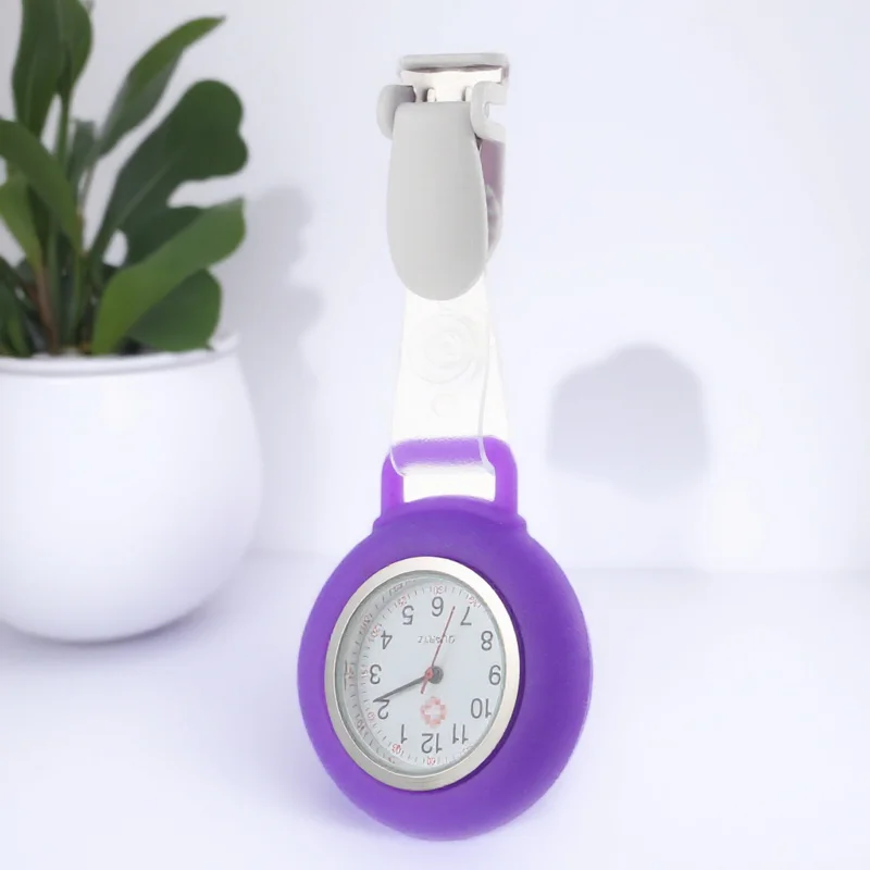 

Chest Clip Professional Nurse Watch Lightweight Portable Multi-Function Pocket Watch For Hospital Nurse Accessory Doctor Supply