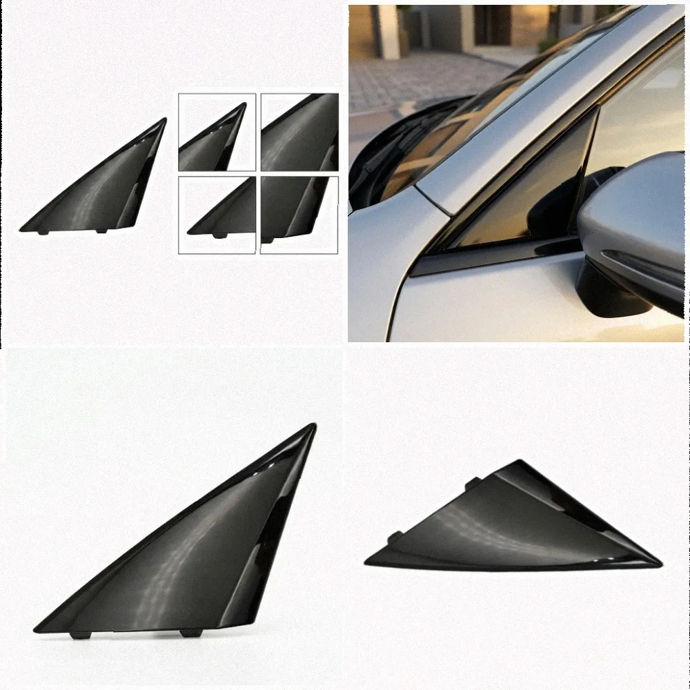 For Daily Driving Conditions Rearview Mirror Plate Mirror Base Cap Direct Replacement Design Sleek Black Finish