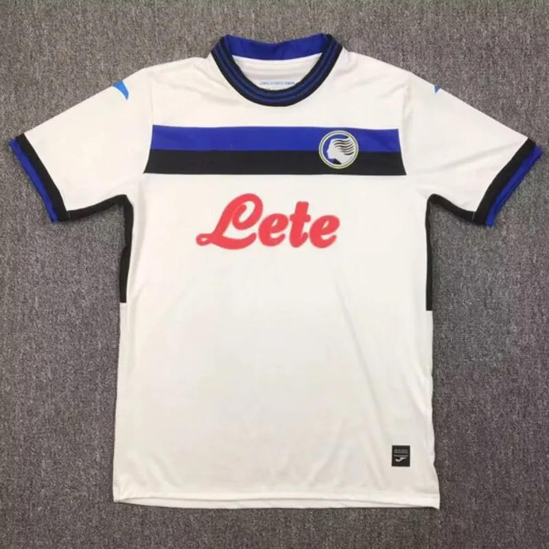 

Мужская белая быстросохнущая одежда Atalanta Away 2024/25, тренировочная футбольная рубашка