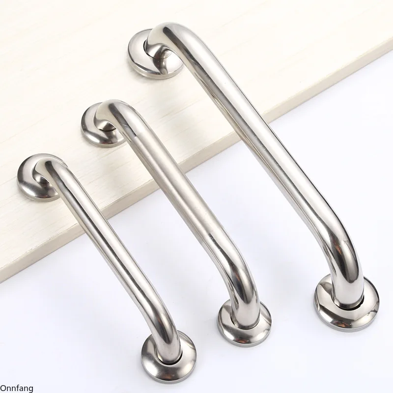High Quality Stainless Steel 195/230/300mm Bathroom Tub Toilet Handrail Grab Bar Shower Safety Support Handle Towel Rack