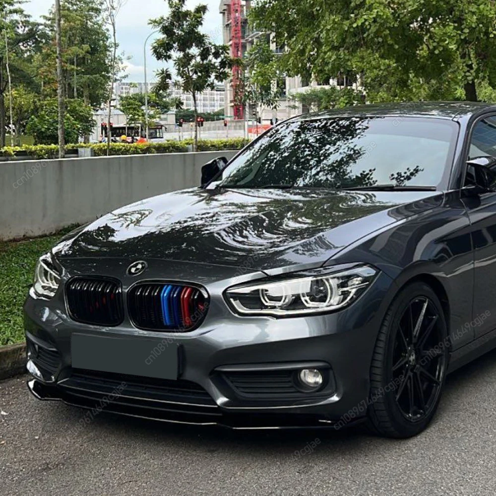 

For BMW 1 Series F20 F21 116i 118i 120i 2011-2019 Car Front Bumper Spoiler Lip Diffuser Canard Lip Splitter Black Bodykit Tuning