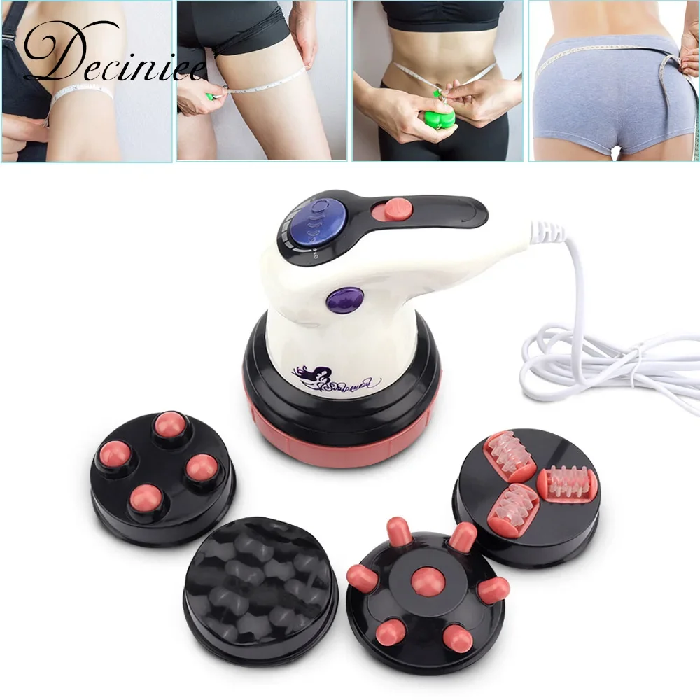 4in1 Infrared Fat Cellulite Remover Electric Full Body Slimming Massager for Muscles Relaxation Body Sculpting 3D Roller Device