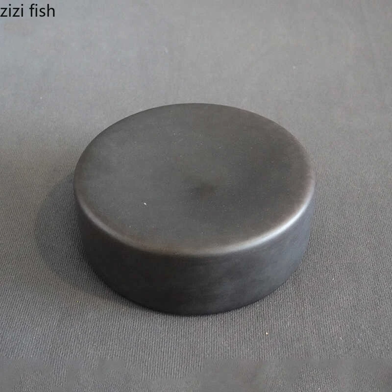 Vintage Ceramic Cylindrical Plate Dessert Plate Sushi Plate Appetizer Plates Restaurant Molecular Cooking Creative Tableware