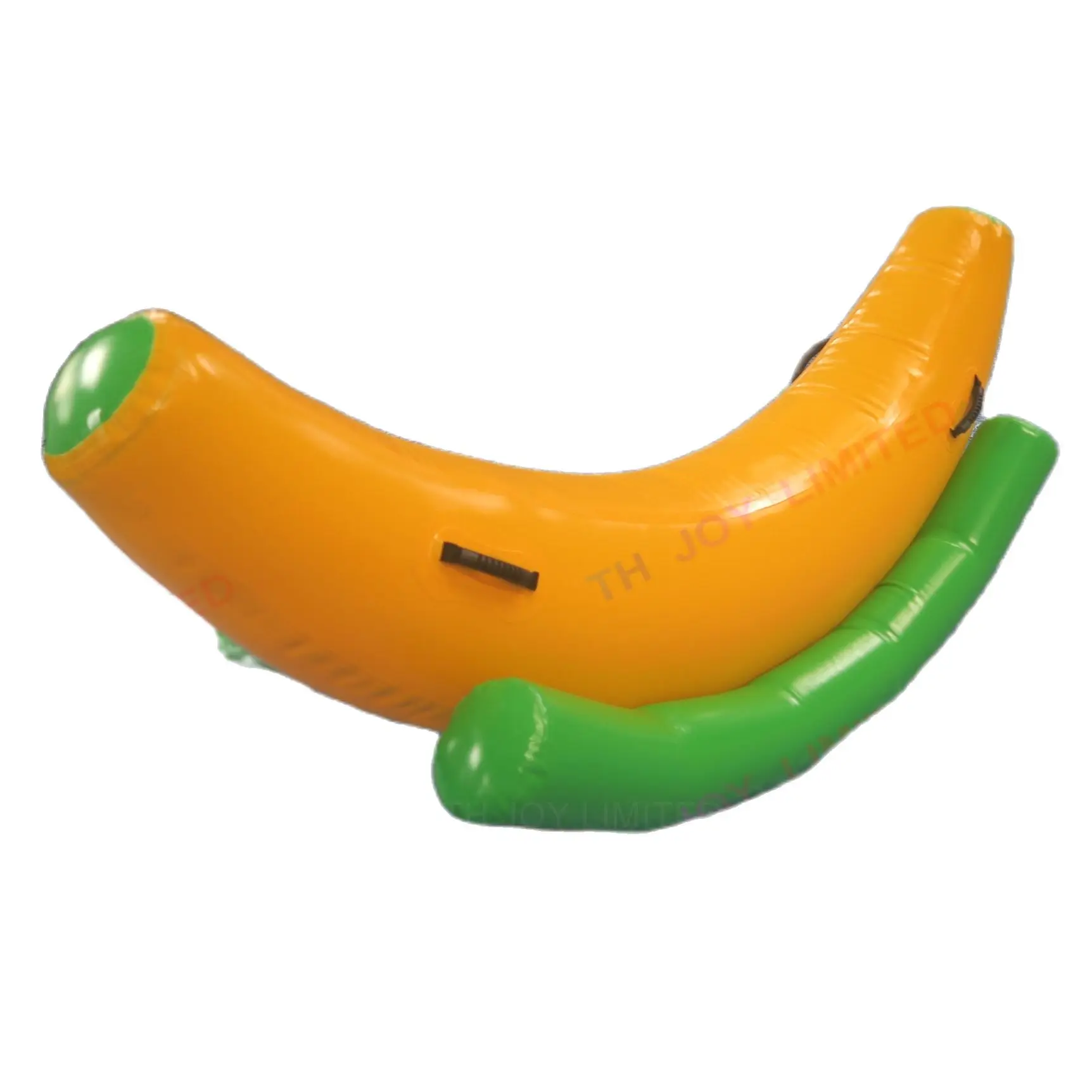 Free Door Shipping 2m Long Banana Seesaw Rocker Float Toy Summer Outdoor Water Play Inflatable Banana Boat for Sale