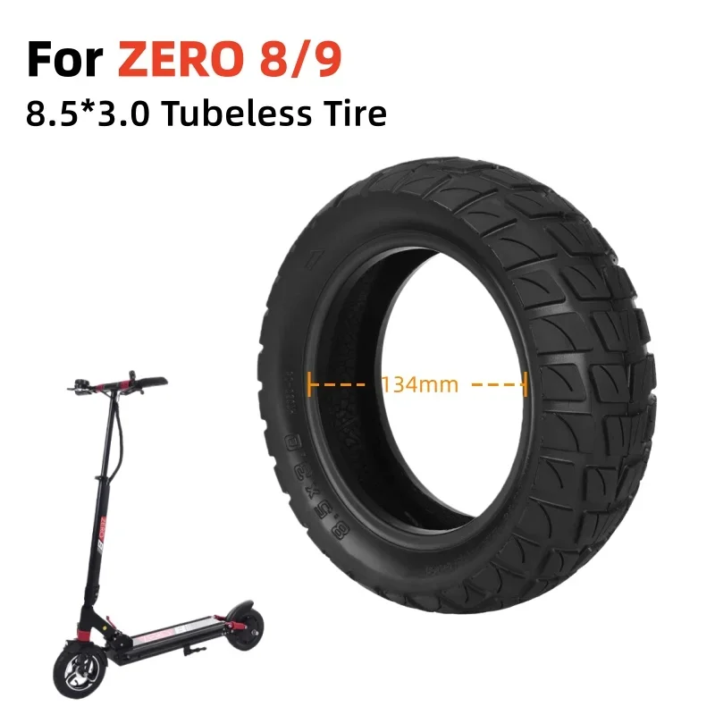 

Вседорожная бескамерная шина 8.5*3.0 для электросамоката Zero 8 9, вакуумная шина 8 1/2*3.0 с внутренним диаметром 134 мм, прочный комплект шин